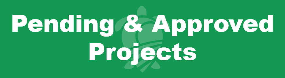 Pending and Approved Projects Website Button