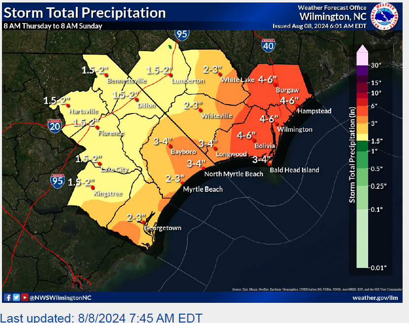 Storm Total Precipitation 