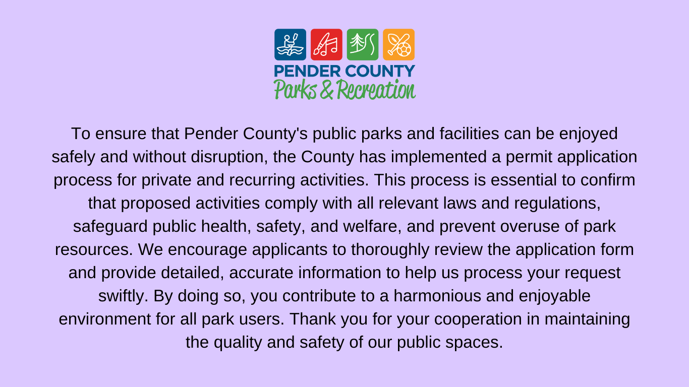 Private and Recurring Park Activities