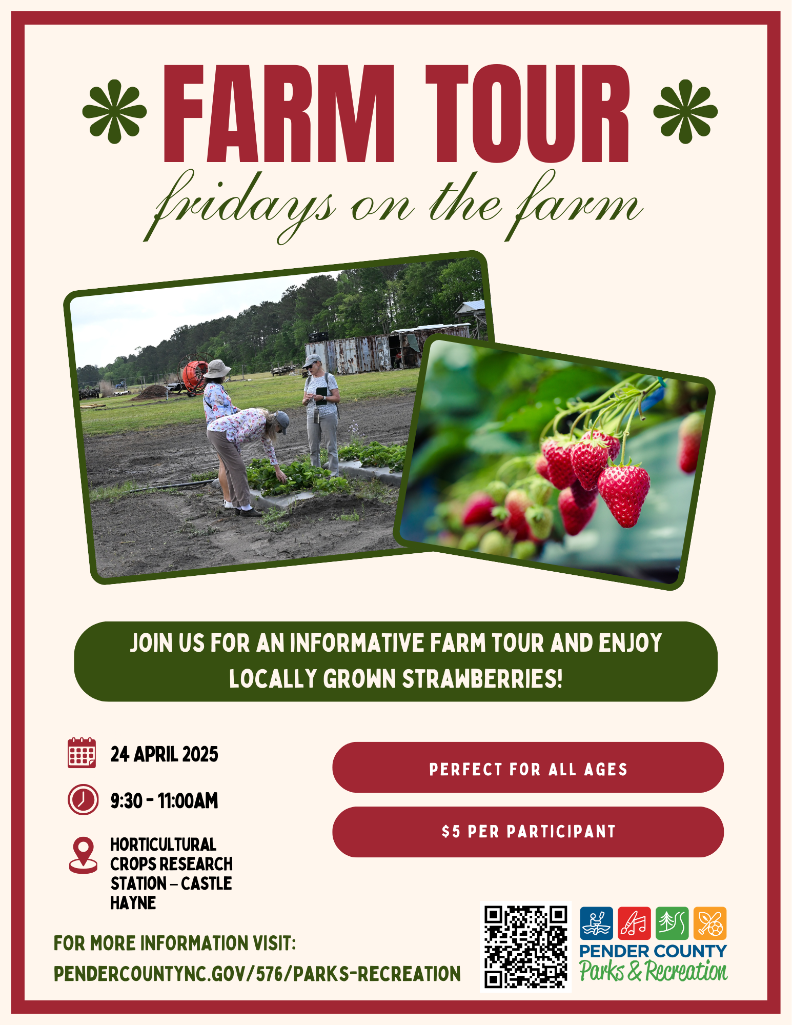 Friday on Farm- Strawberries and Muscadines